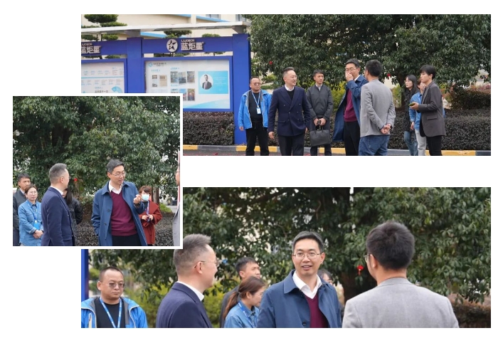 嵊州市委常委、副市長李劍光一行蒞臨藍炬星走訪調(diào)研